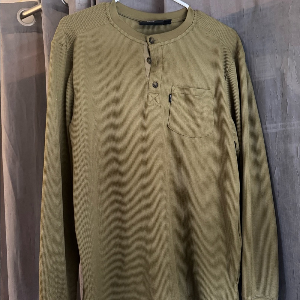 Harley-Davidson Men's Long Sleeve Olive Shirt